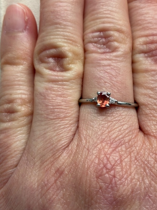 Pierres d'ailleurs Jewelry - Delicate silver ring featuring a tourmaline